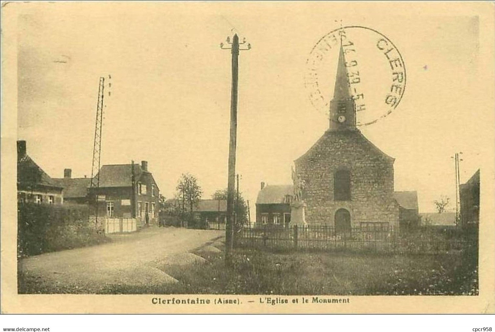 02.CLERFONTAINE.L'EGLISE ET LE MONUMENT.VOIR ETAT - Other & Unclassified