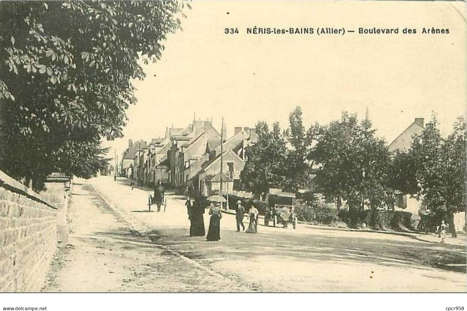 03.NERIS LES BAINS.BOULEVARD DES ARENES - Neris Les Bains