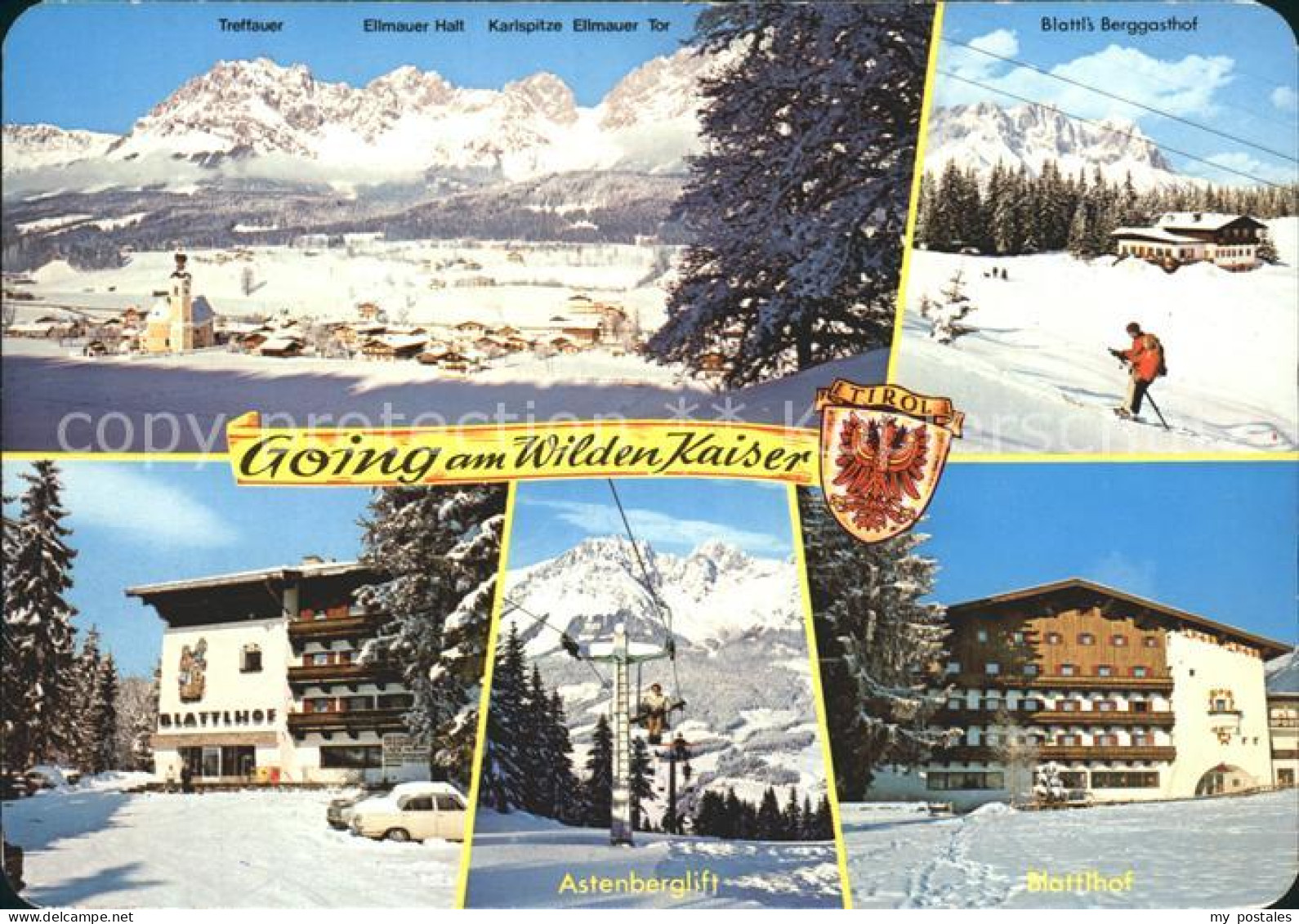 72230099 Going Wilden Kaiser Tirol Sporthotel Pension Blattlhof Winterpanorama A - Sonstige & Ohne Zuordnung