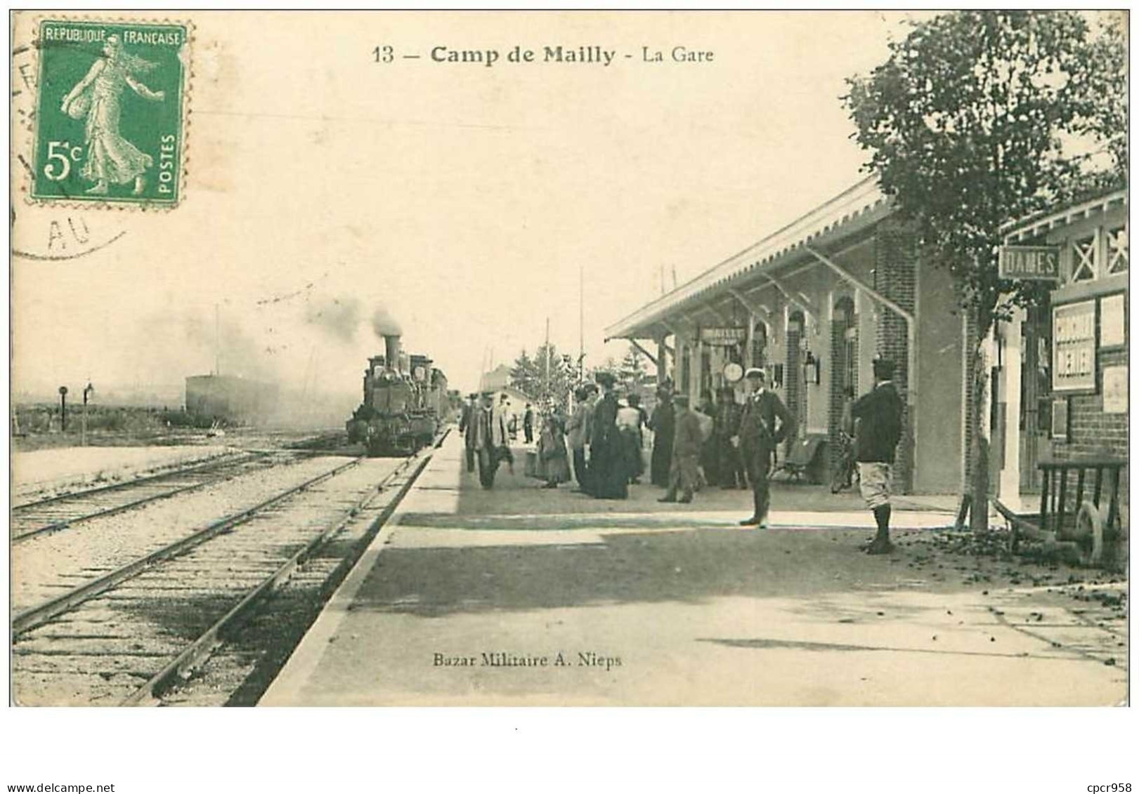 10. N° 33541.camp De Milly.la Gare - Mailly-le-Camp