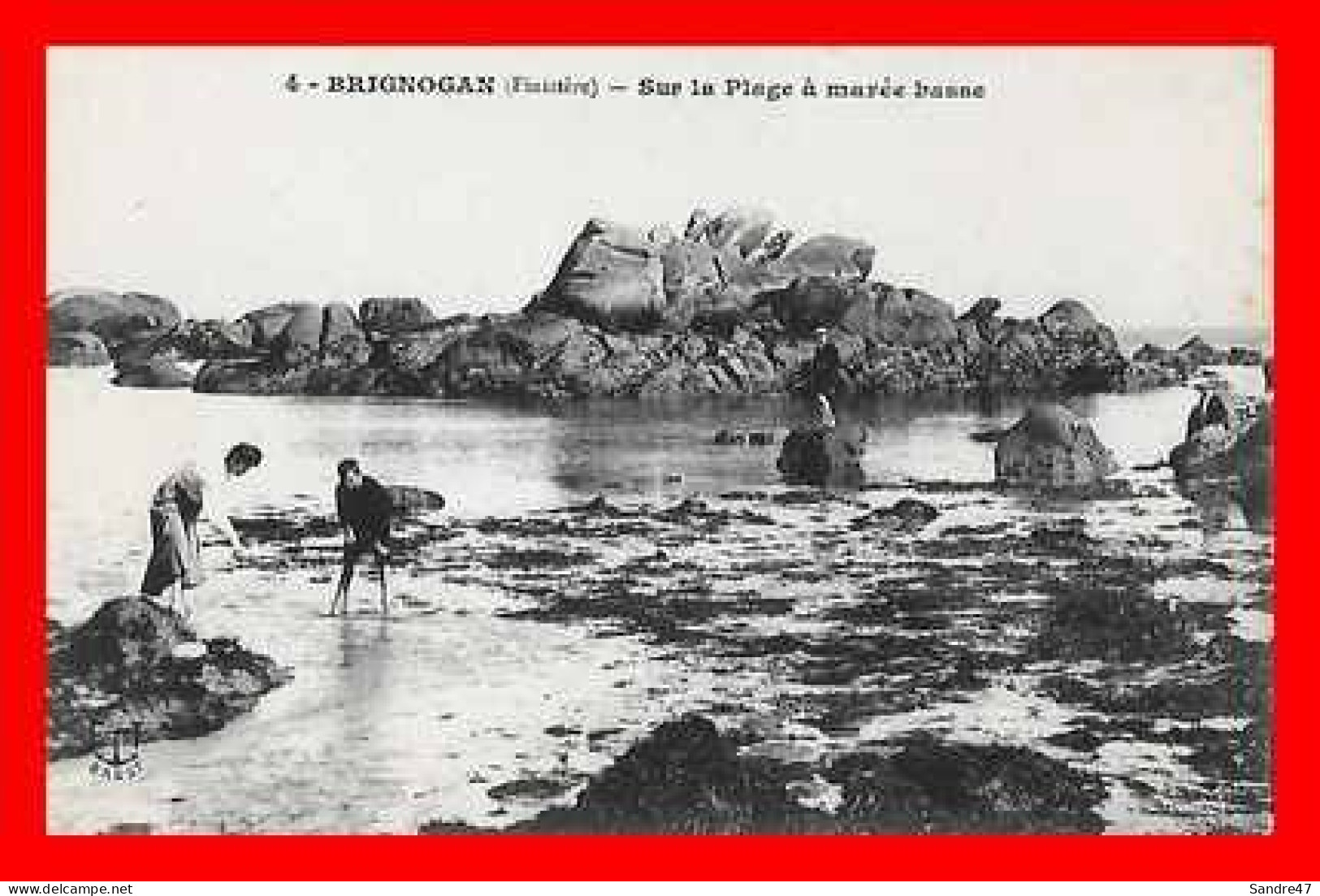 CPA (29)  BRIGNOGAN.  Sur La Plage à Marée Basse. *9007 - Brignogan-Plage