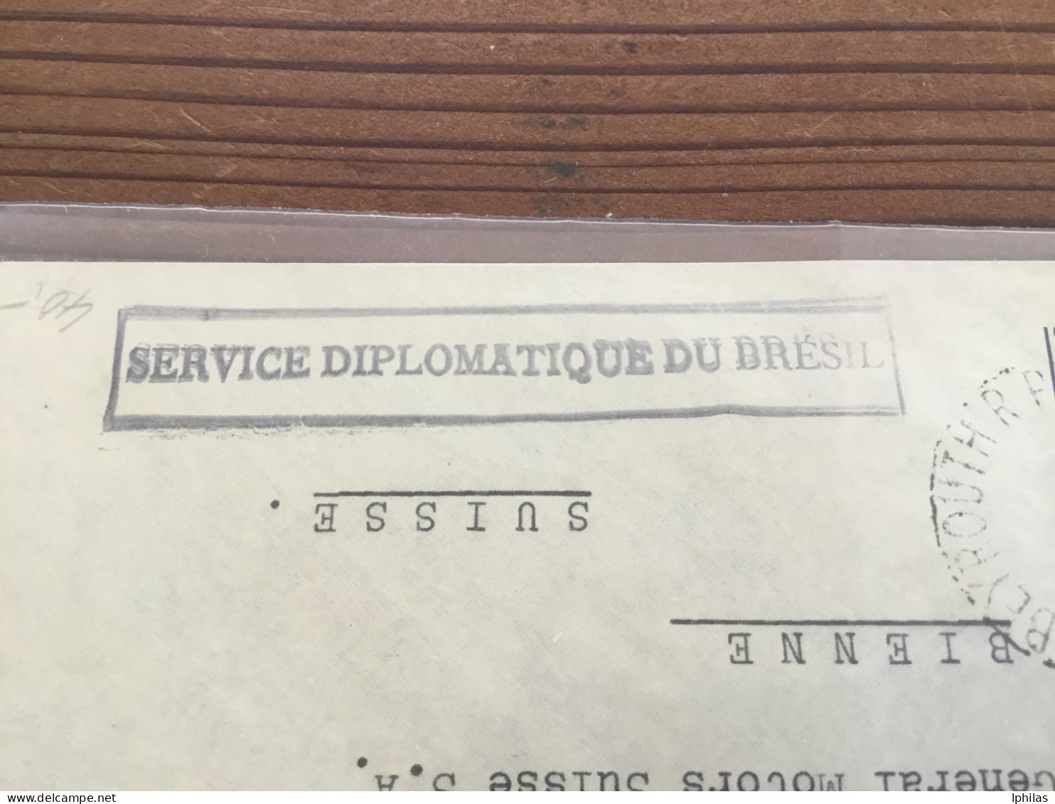 Libanon Service Diplomatique Du Bresil Brief In Die Schweiz RAR!!!!! - Liban