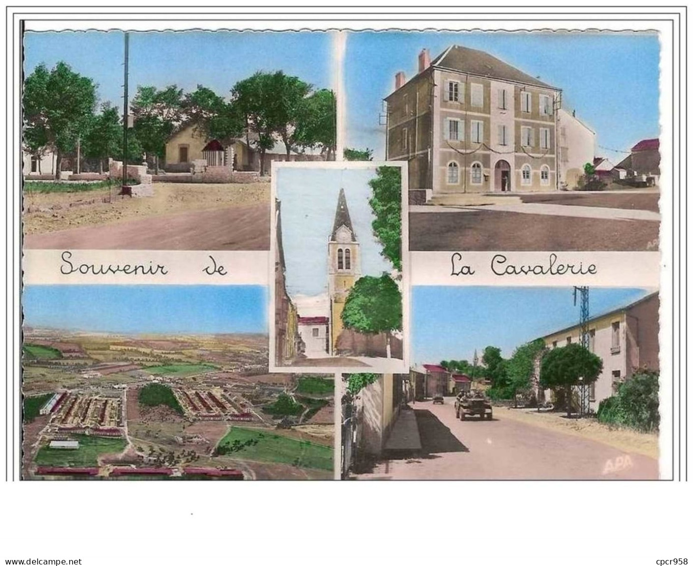 12.LA CAVALERIE.SOUVENIR DE LA CAVALERIE.CPSM - La Cavalerie