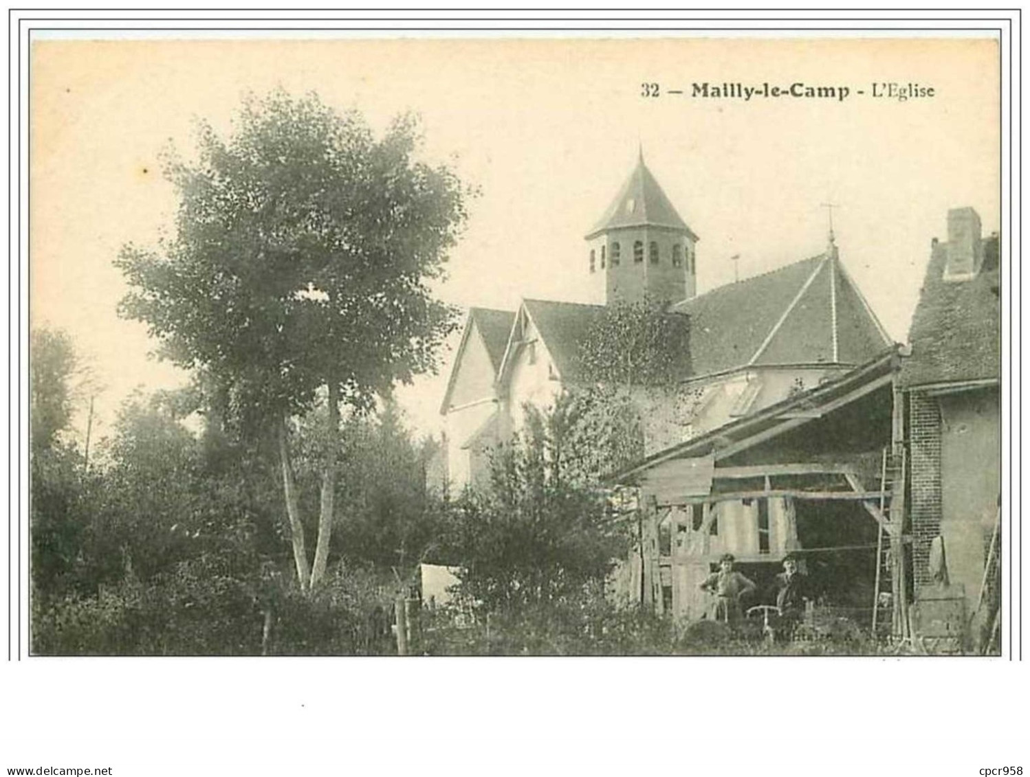 10.MAILLY LE CAMP.L'EGLISE - Mailly-le-Camp