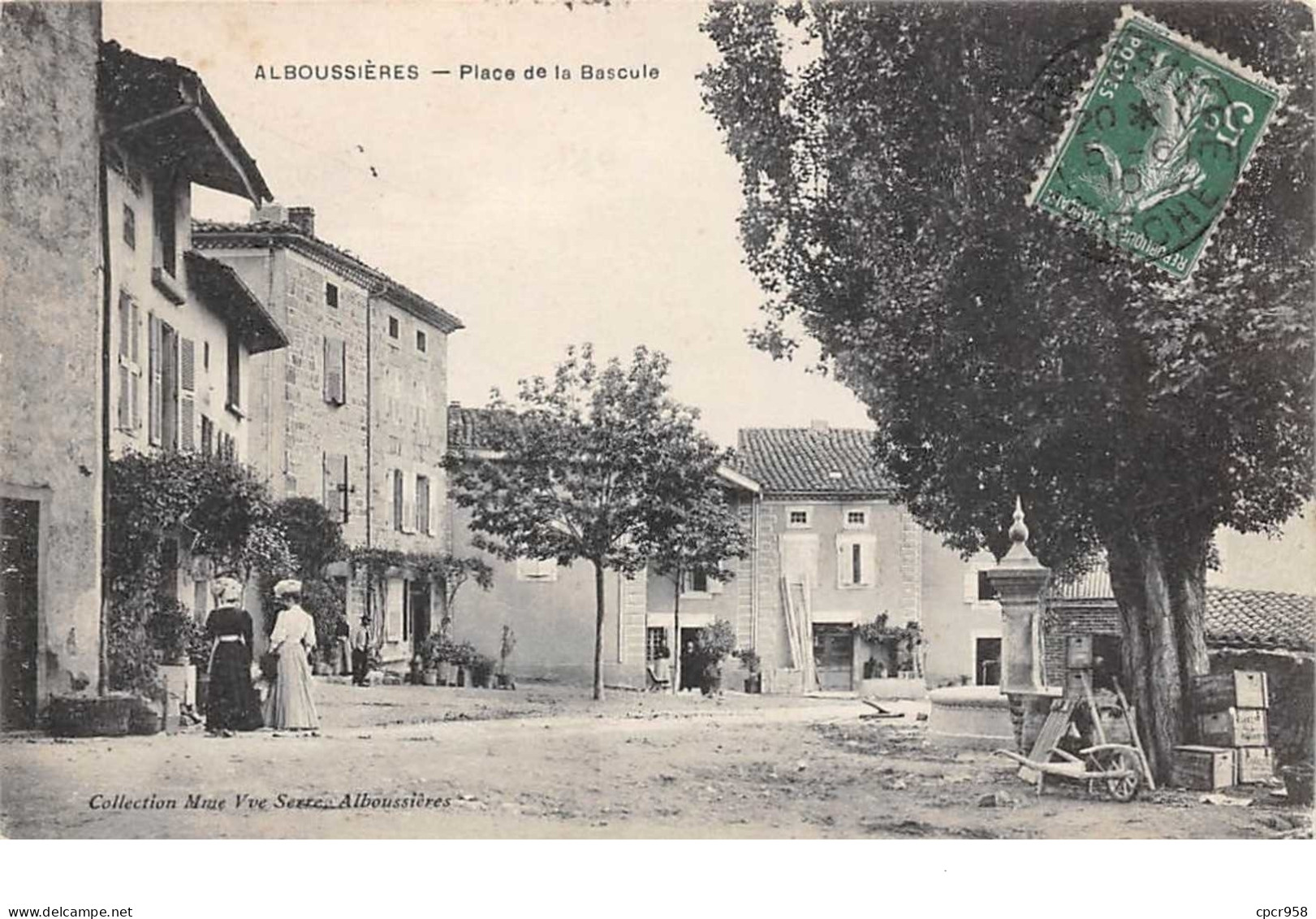 07.n°58799.alboussières.place De La Bascule - Autres & Non Classés