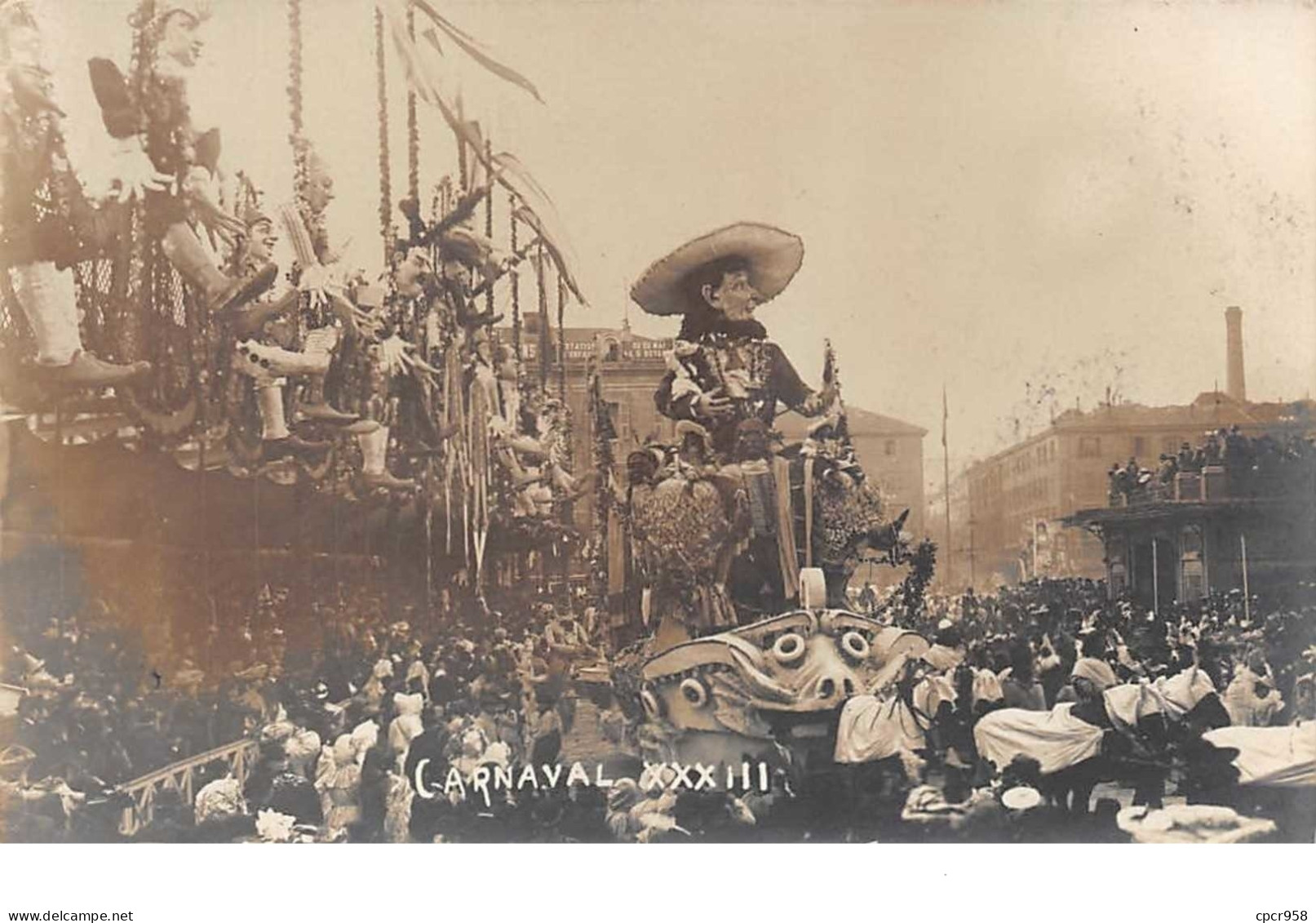 06.n°58788.nice.carte Photo.carnaval.chars - Carnaval