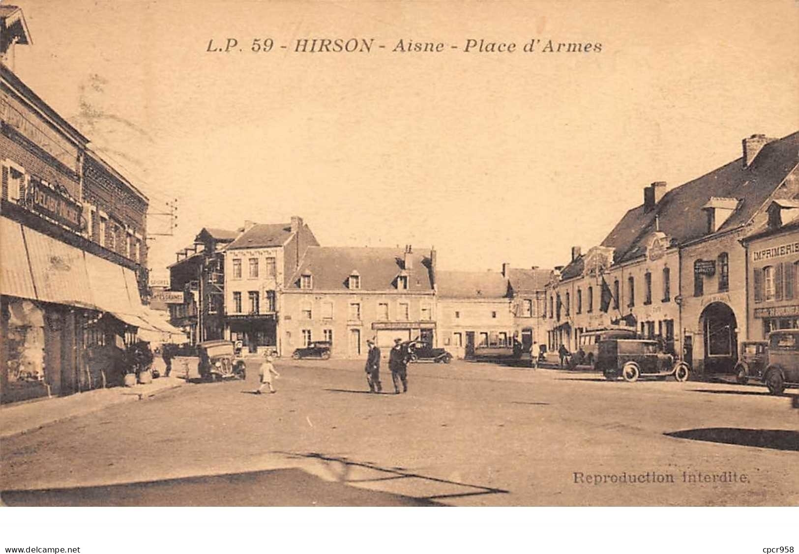 02   .   N°201808   .   HIRSON.   PLACE D ARMES - Hirson