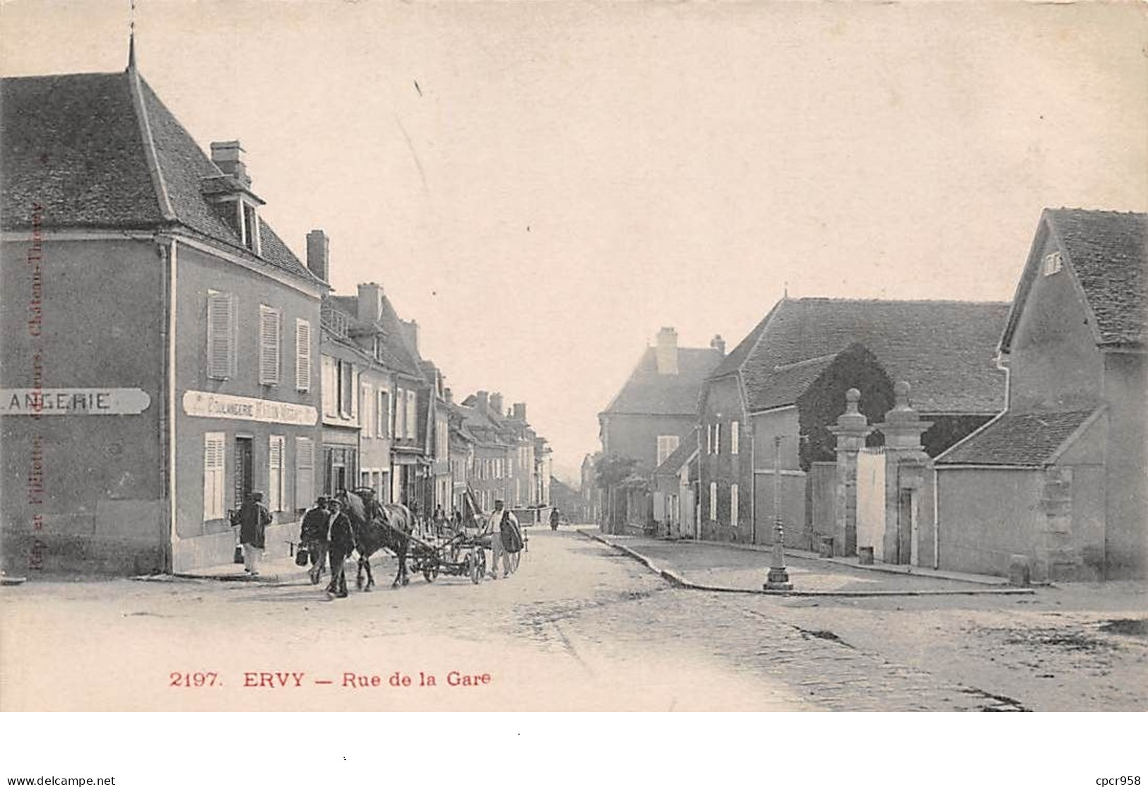 10 - N°110827 - Evry - Rue De La Gare - Ervy-le-Chatel