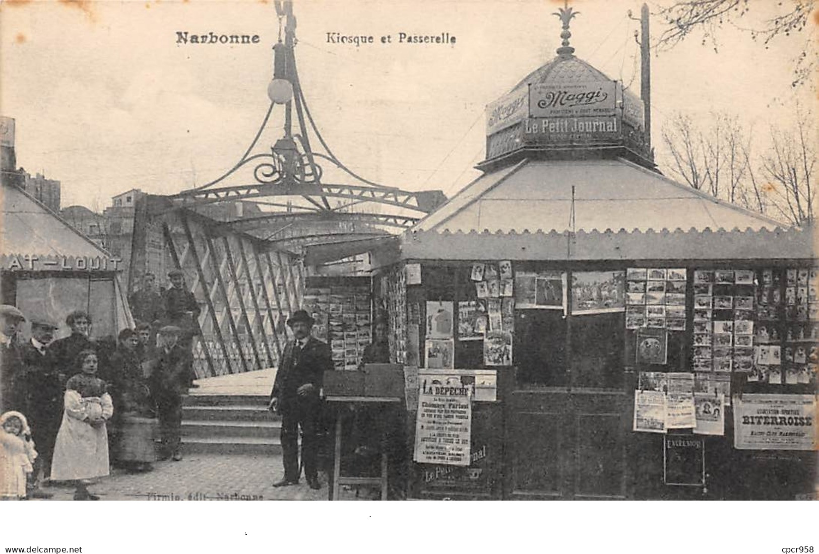 11 - N°205163- NARBONNE- Kiosque Et Passerelle - Narbonne