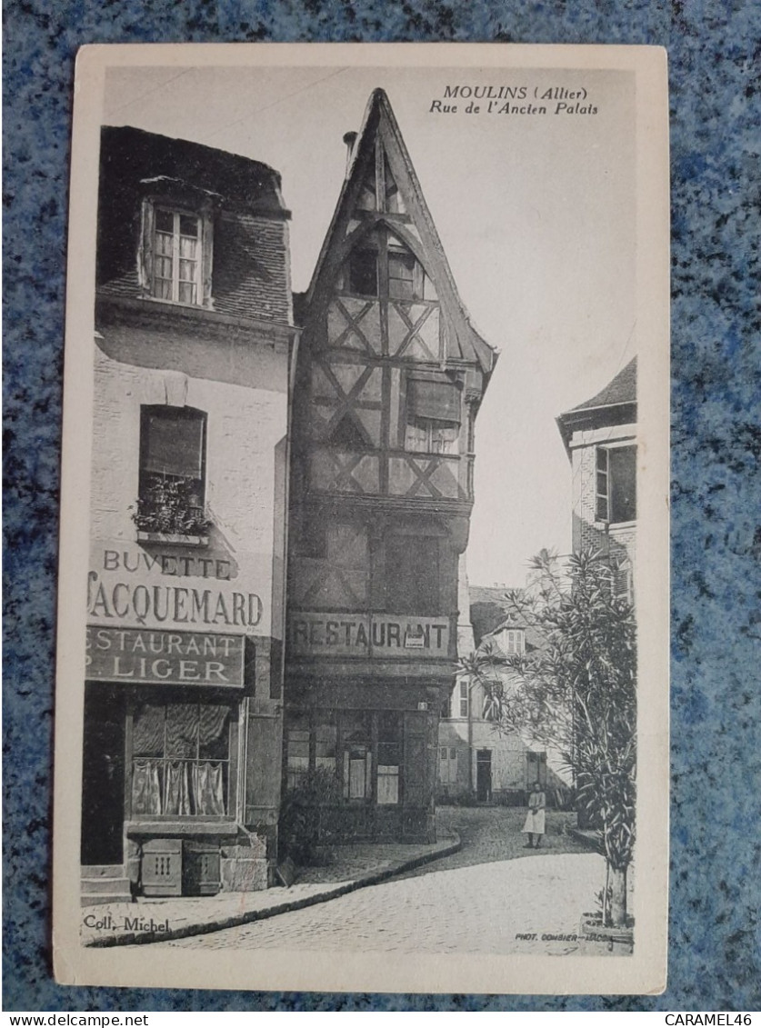 CPA  -  MOULINS  - RUE DE L' ANCIEN PALAIS   ( Allier ) - Moulins