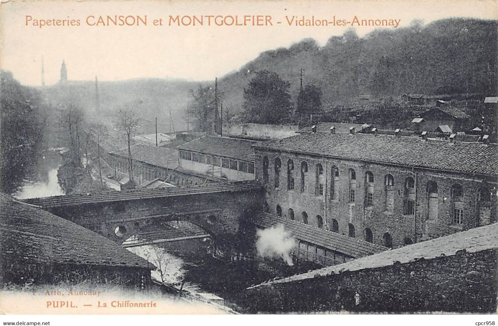 07 - VIDALON LES ANNONAY - SAN27678 - Papeteries CANSON Et MONTGOLFIER - Other & Unclassified