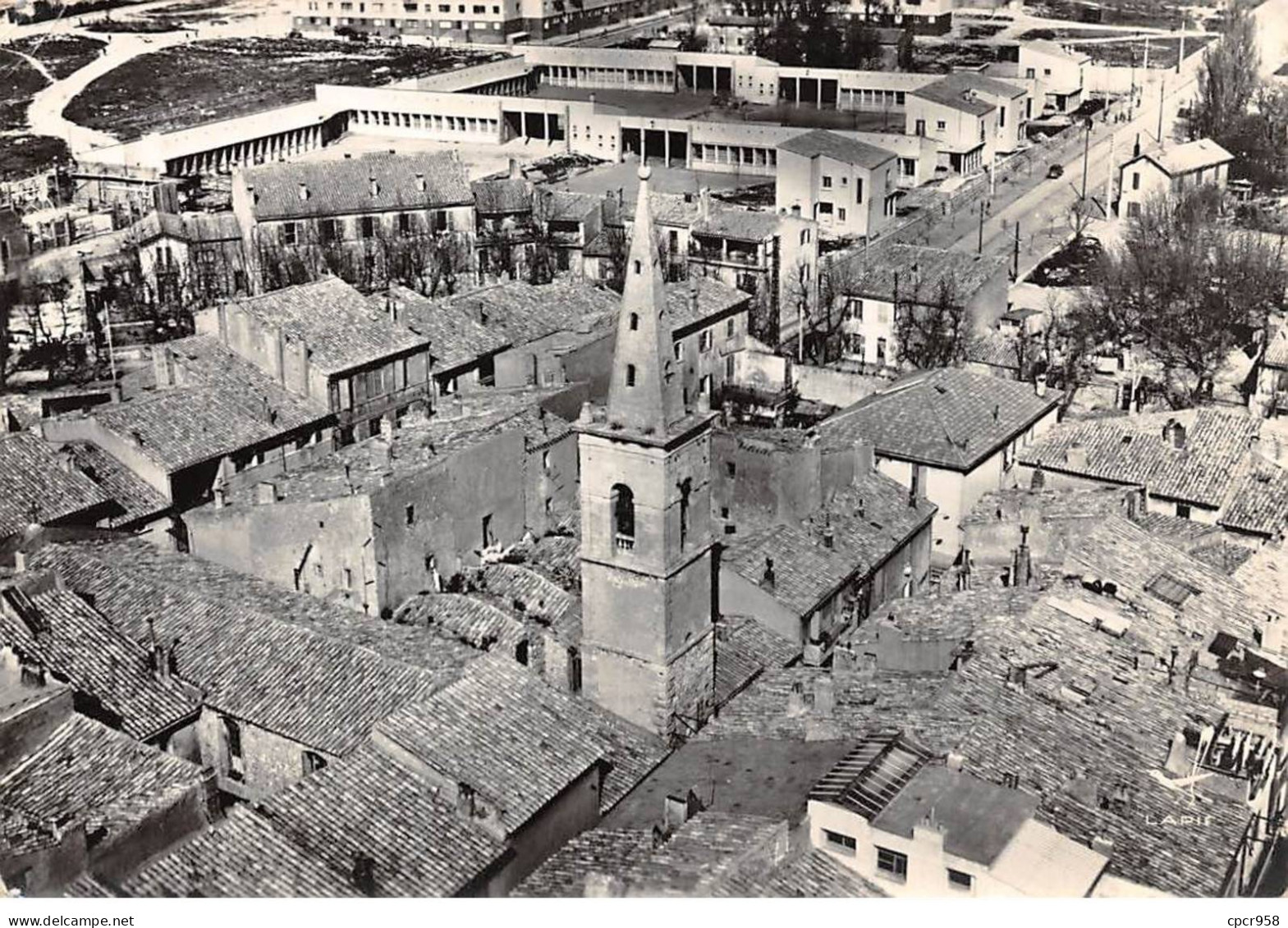 13 - Martigues - SAN20130 - En Avion Au Dessus De Martigues - Vue Générale - Les Ecoles - CPSM - Martigues