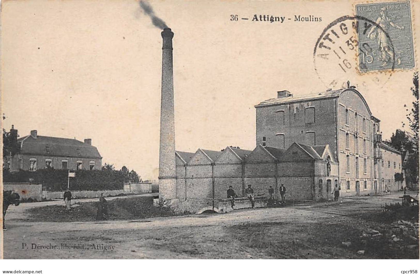 08 - N°75246 - ATTIGNY - Moulins - Attigny