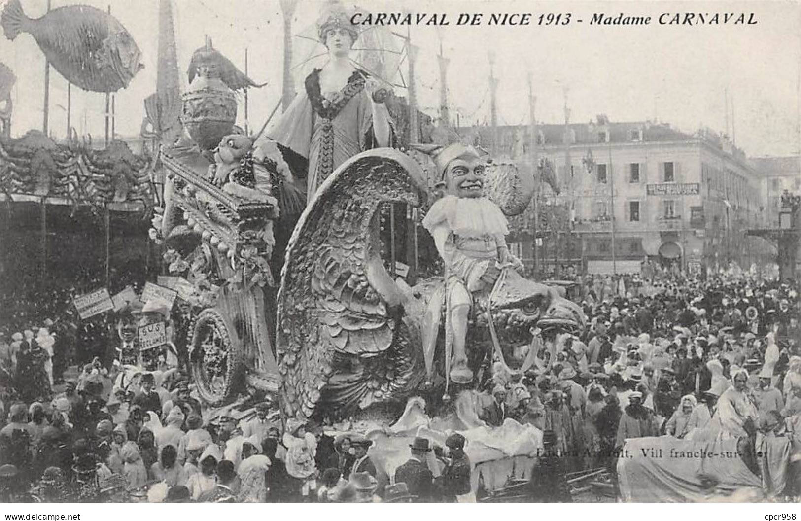 06.AM18010.Nice.Carnaval.1913.Madame Carnaval - Carnaval