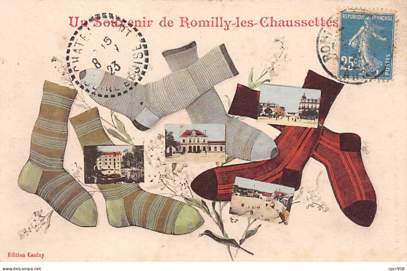 10.AM16838.Romilly Sur Seine.Chaussettes - Romilly-sur-Seine