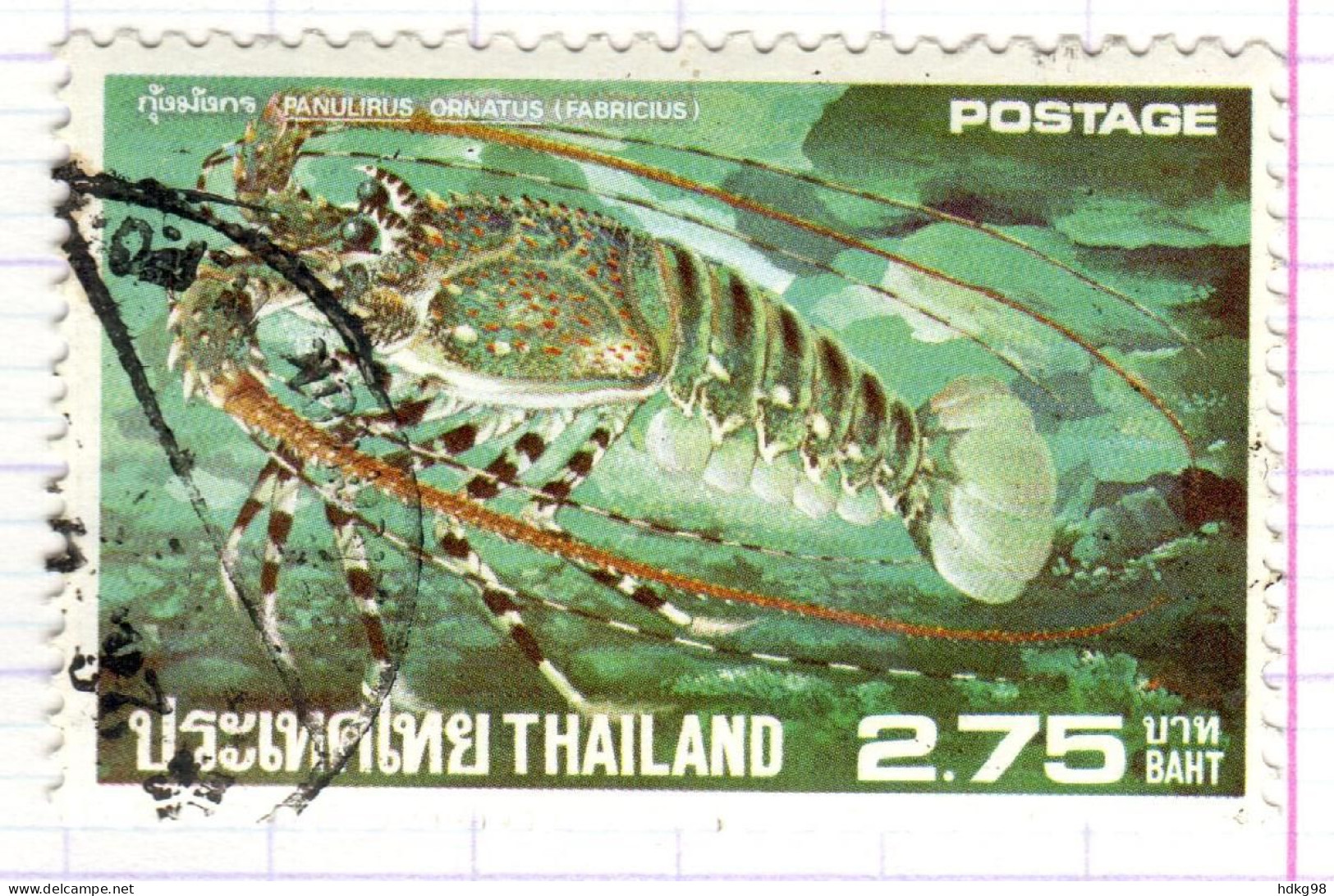 T+ Thailand 1976 Mi 801 Krabbe - Thaïlande