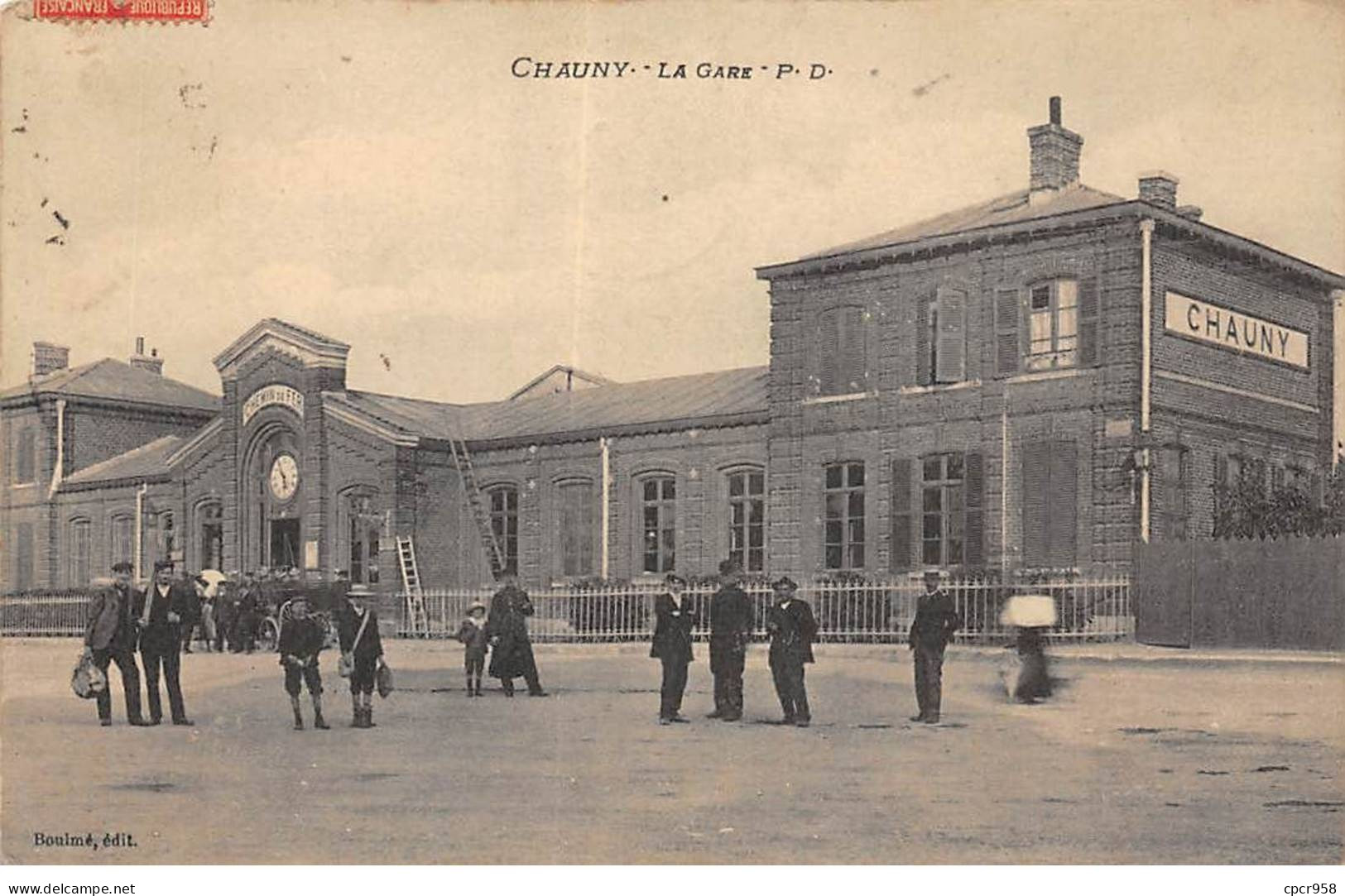 02 - CHAUNY - SAN37053 - La Gare - Chauny