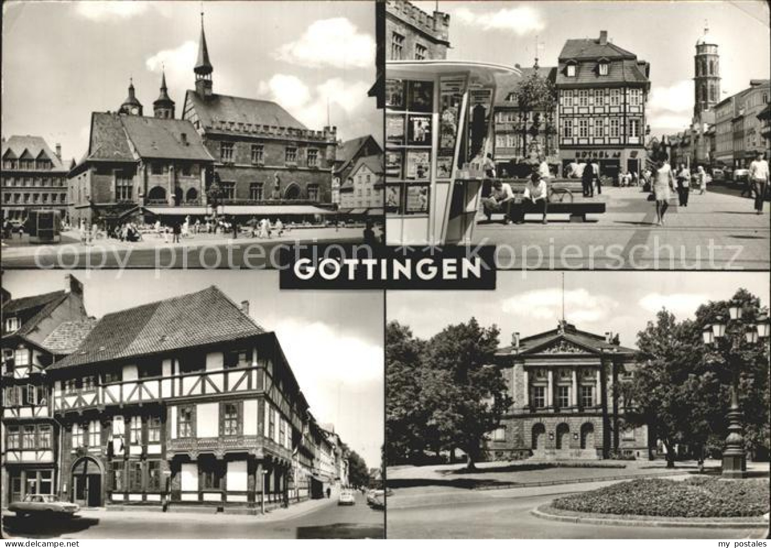 72229718 Goettingen Niedersachsen Rathaus Gaenseliesel Junkernschaenke Deutsches - Goettingen