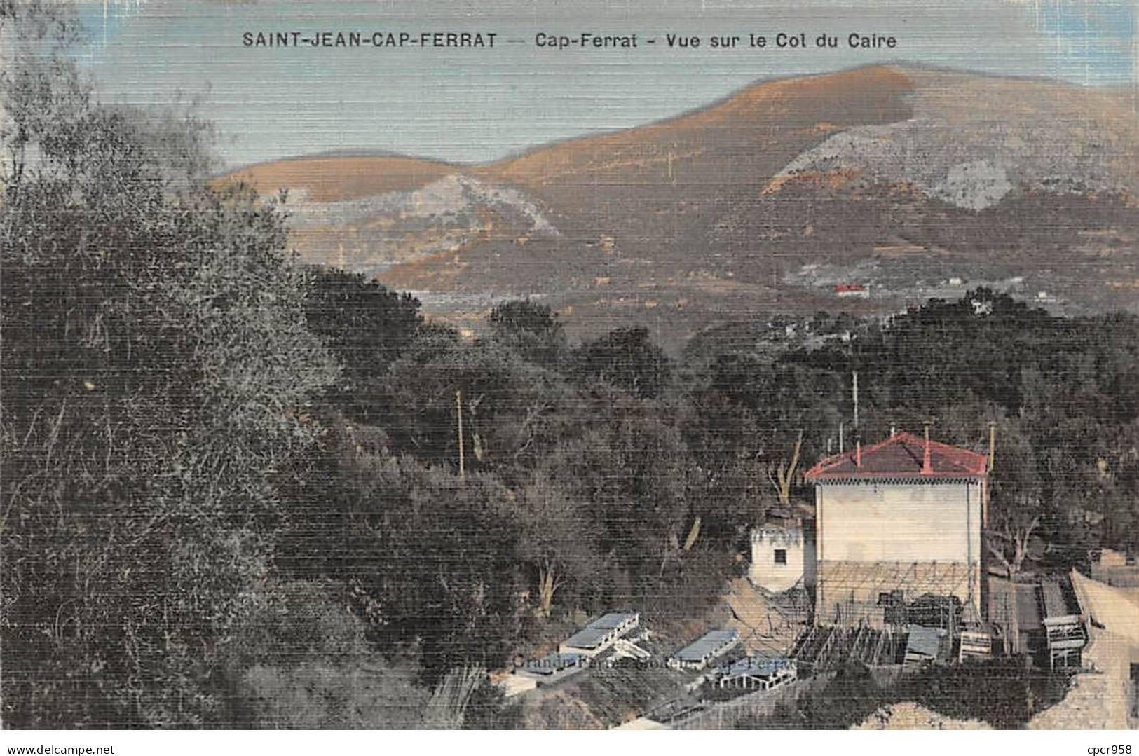 06 - SAINT JEAN CAP FERRAT - SAN41824 - Cap Ferrat - Vue Sur Le Col Du Caire - Saint-Jean-Cap-Ferrat