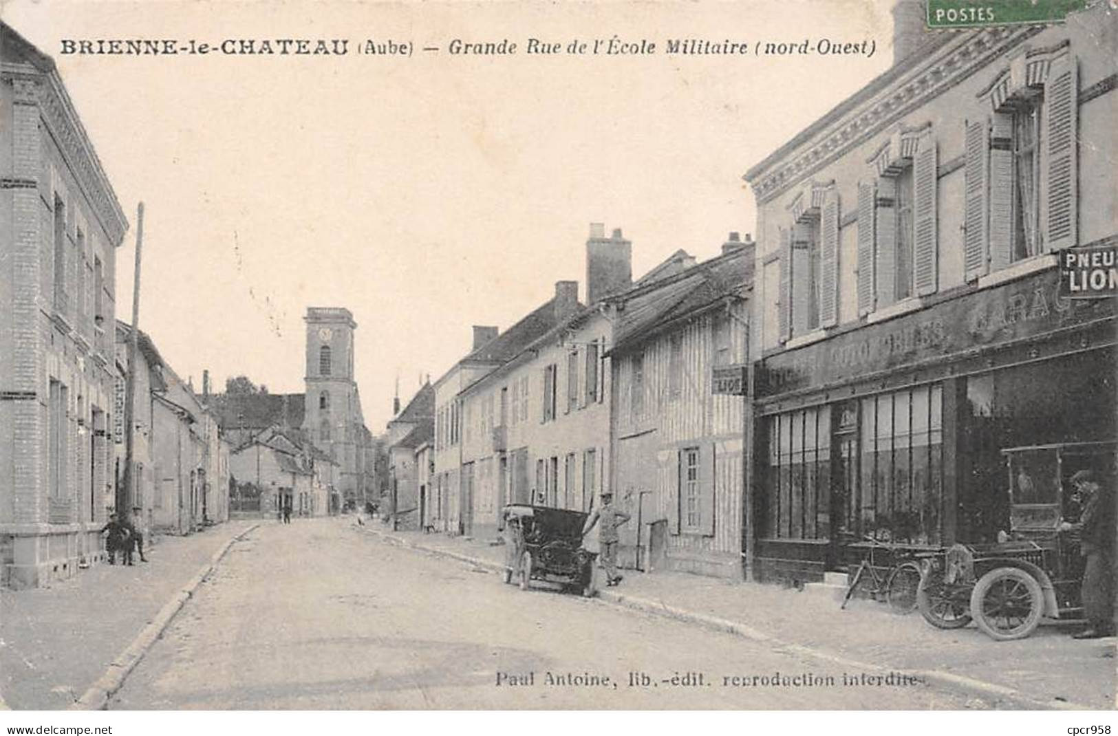 10 - BRIENNE LE CHATEAU - SAN58156 - Grande Rue De L4ecole Militaire - Nord Ouest - Sonstige & Ohne Zuordnung