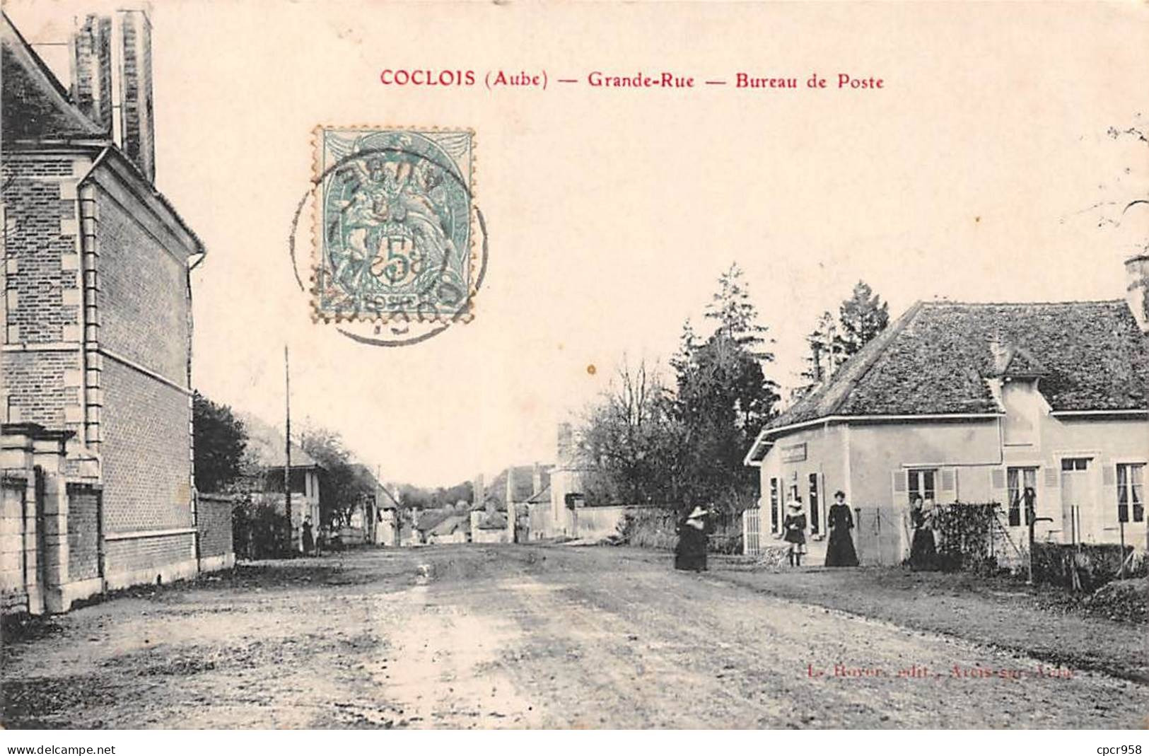 10 - COCLOIS - SAN58171 - Grande Rue - Bureau De Poste - Sonstige & Ohne Zuordnung