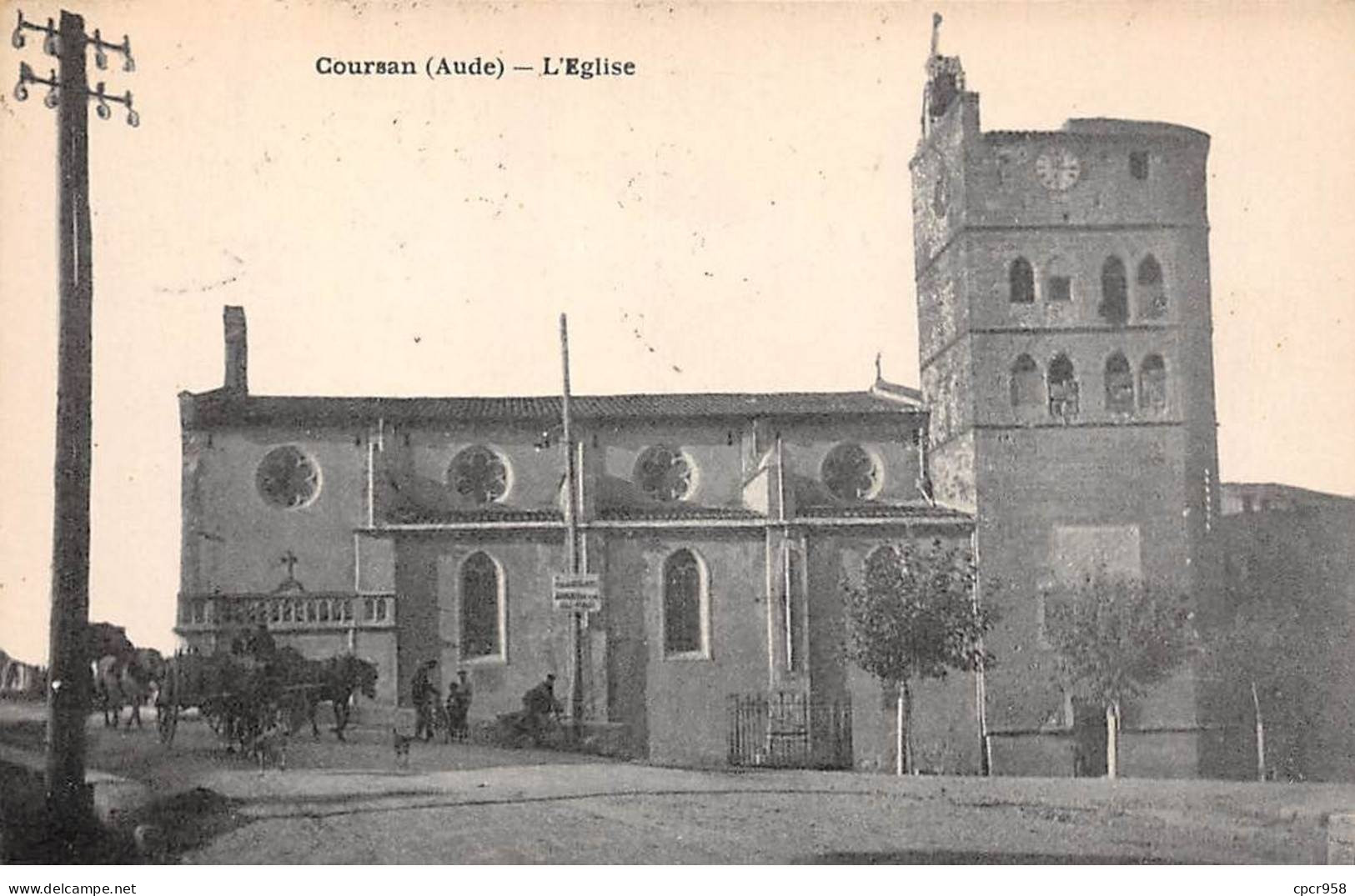 11 - COURSAN - SAN58196 - L'Eglise - Sonstige & Ohne Zuordnung