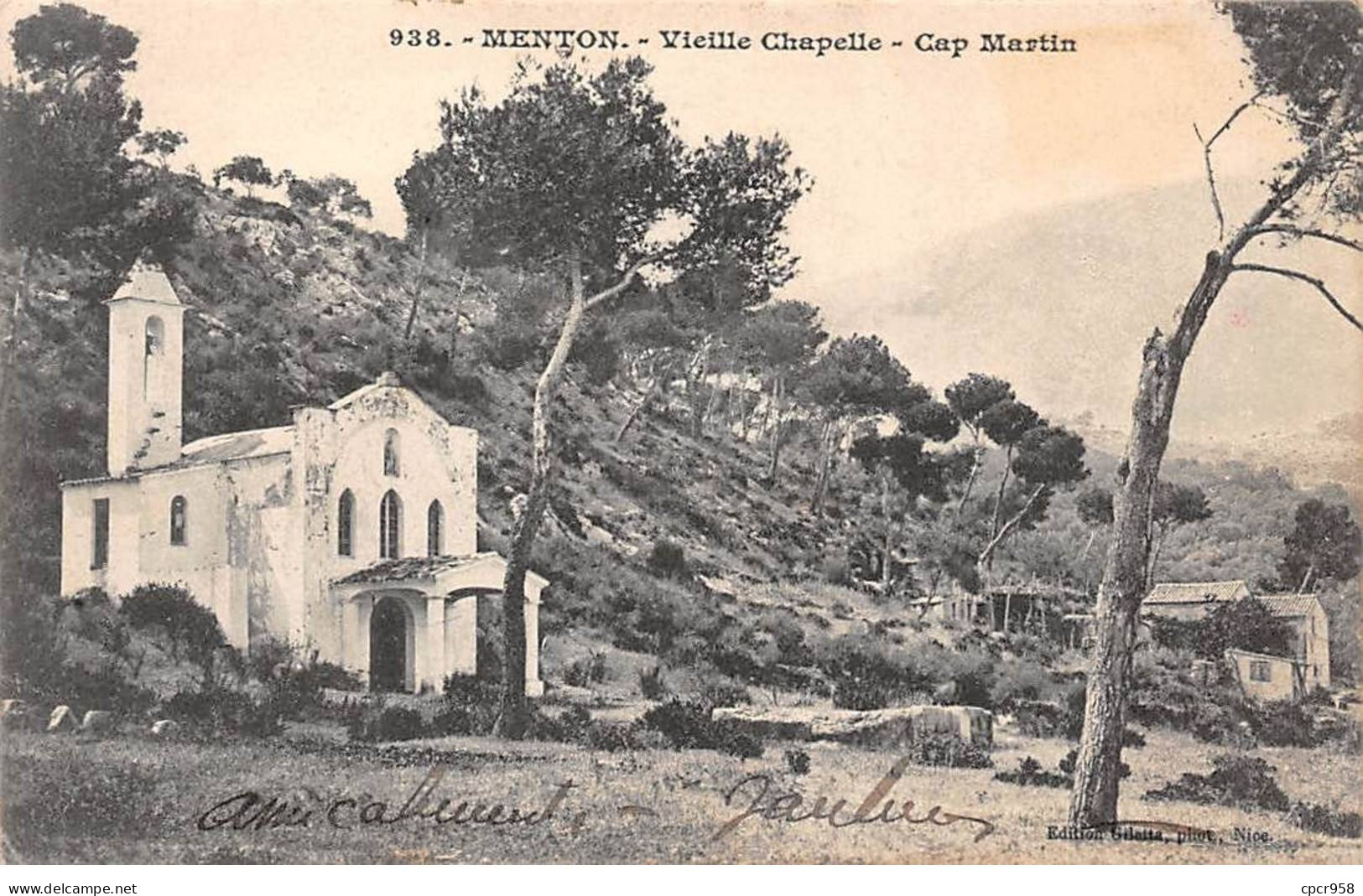 06 - MENTON - SAN51359 - Vieille Chapelle - Cap Martin - Menton