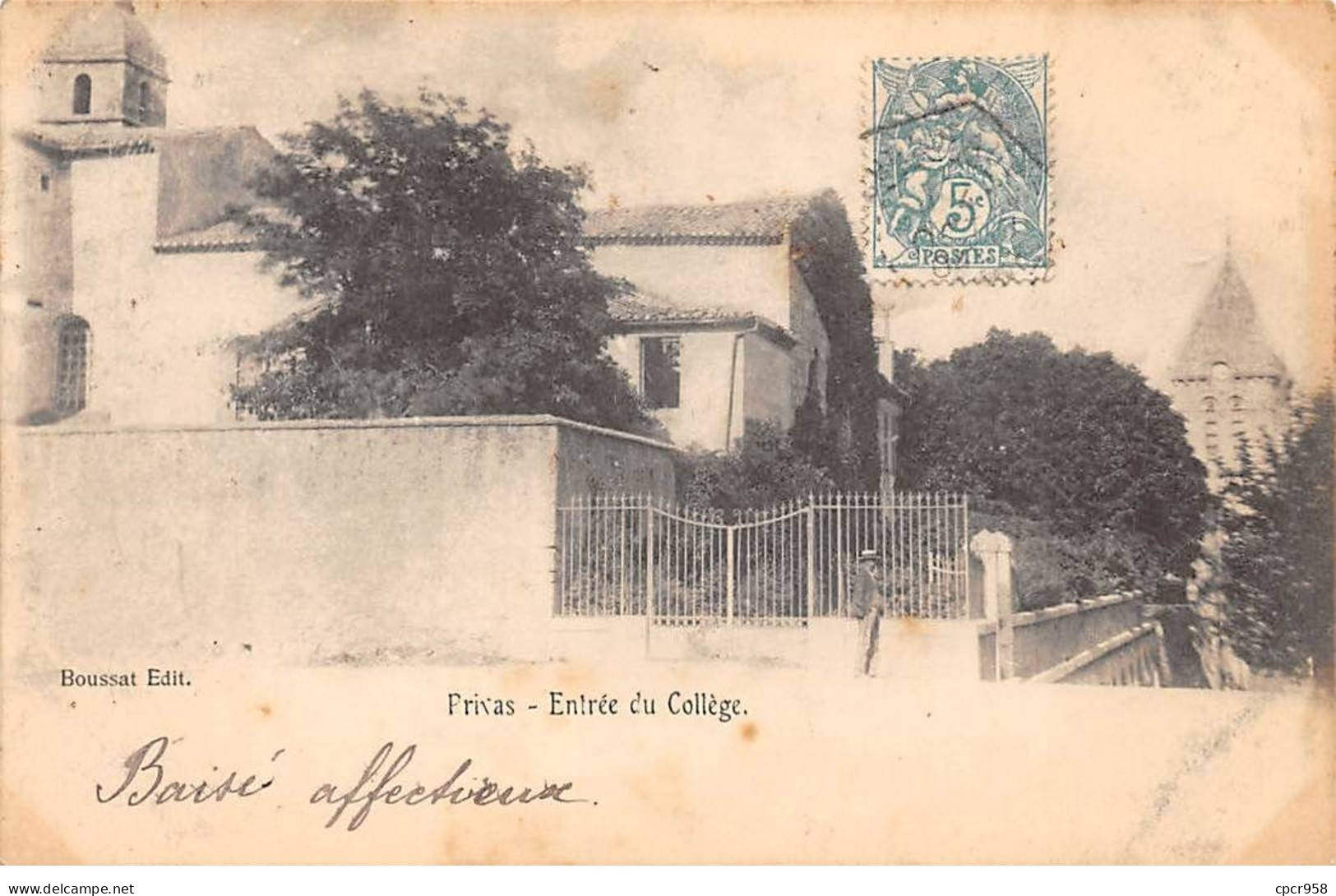 07 - PRIVAS - SAN52366 - Entrée Du Collège - Privas
