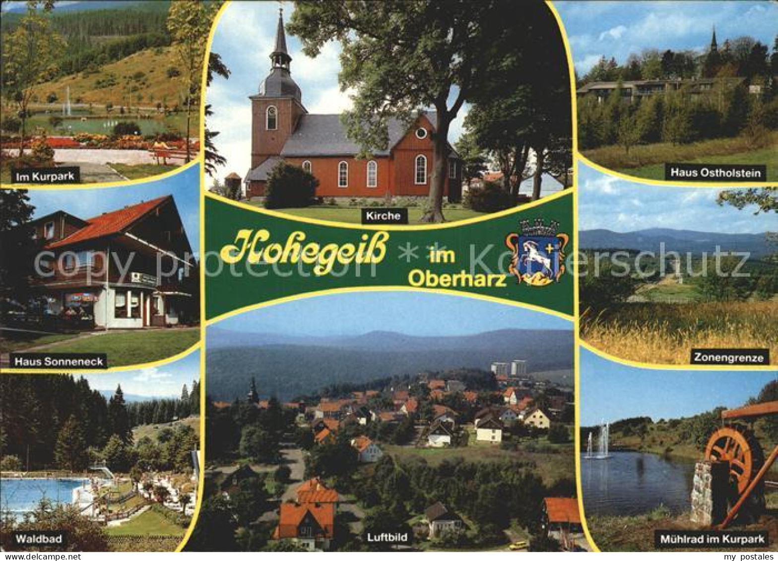 72229592 Hohegeiss Harz Kurpark Kirche Haus Ostholstein Haus Sonneneck Zonengren - Altri & Non Classificati