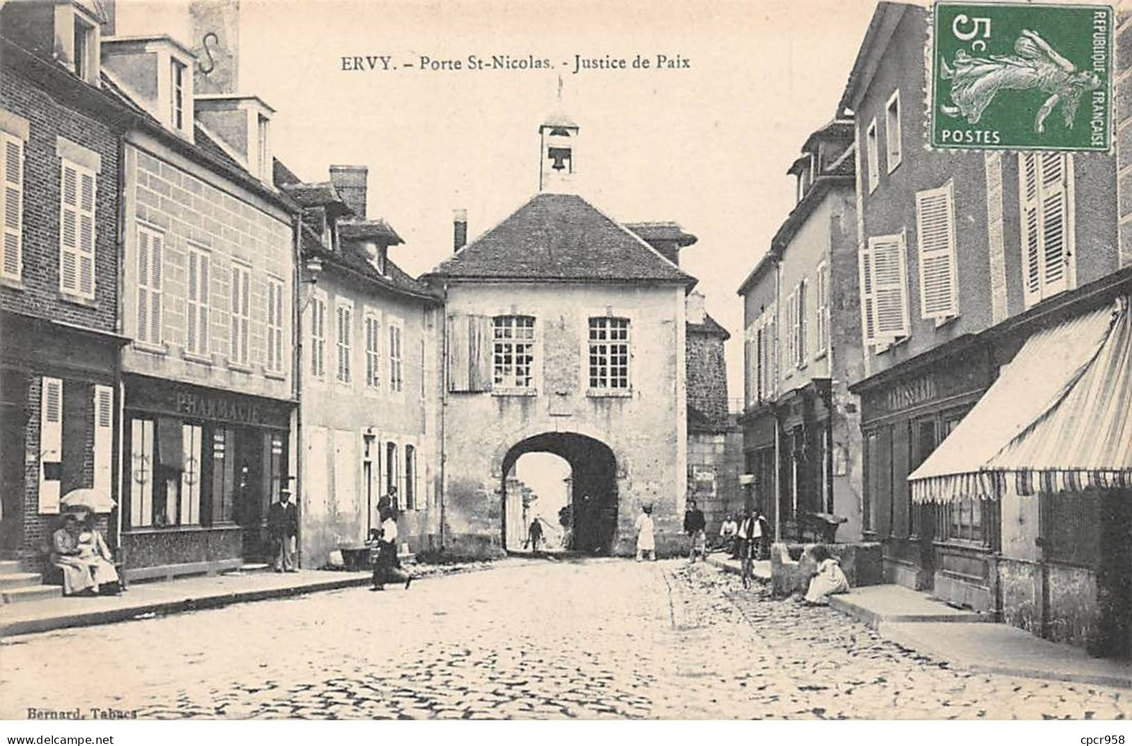 10 - ERVY - SAN56724 - Porte St Nicolas - Justice De Paix - Ervy-le-Chatel