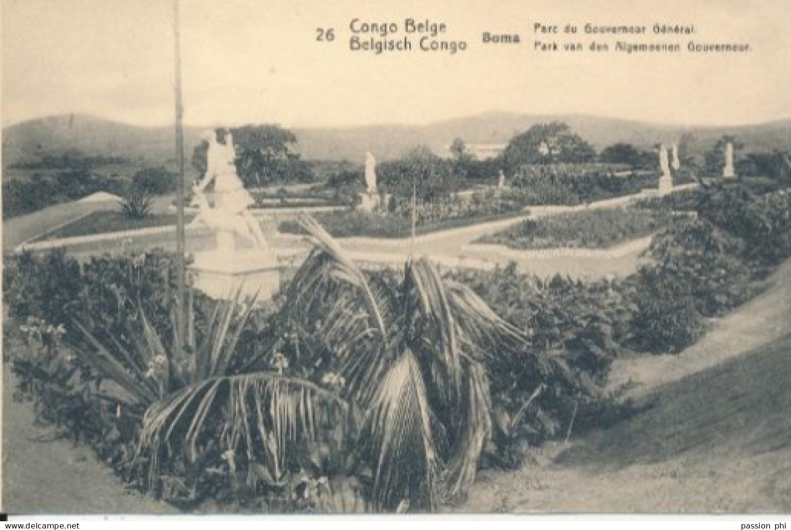 ZAC BELGIAN CONGO   PPS SBEP 42 VIEW 26 UNUSED - Enteros Postales