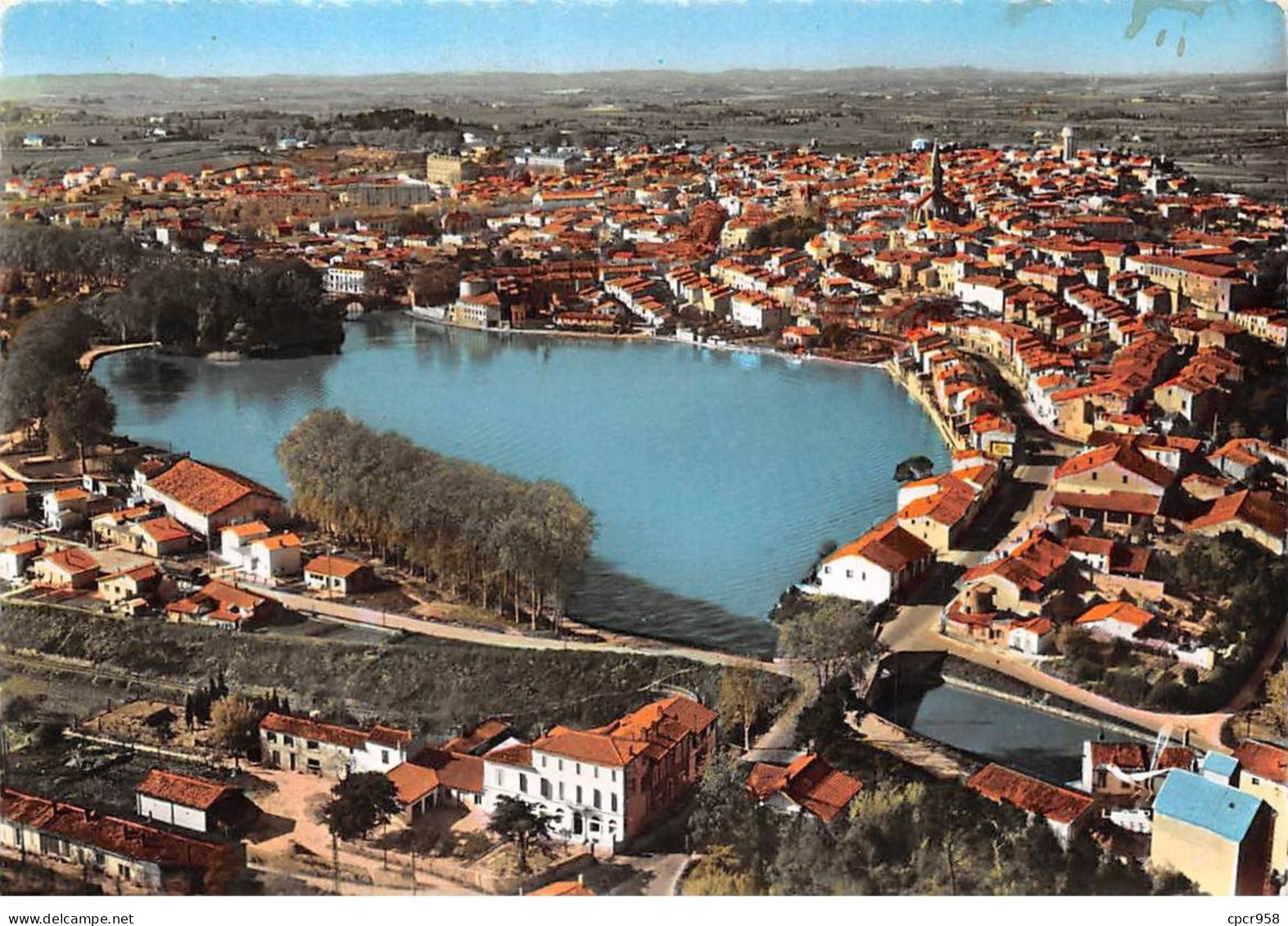 11 . N°kri11322 .castelnaudary . Le Grand Bassin  .n°24 . Edition Lapie . Cpsm 10X15 Cm . - Castelnaudary