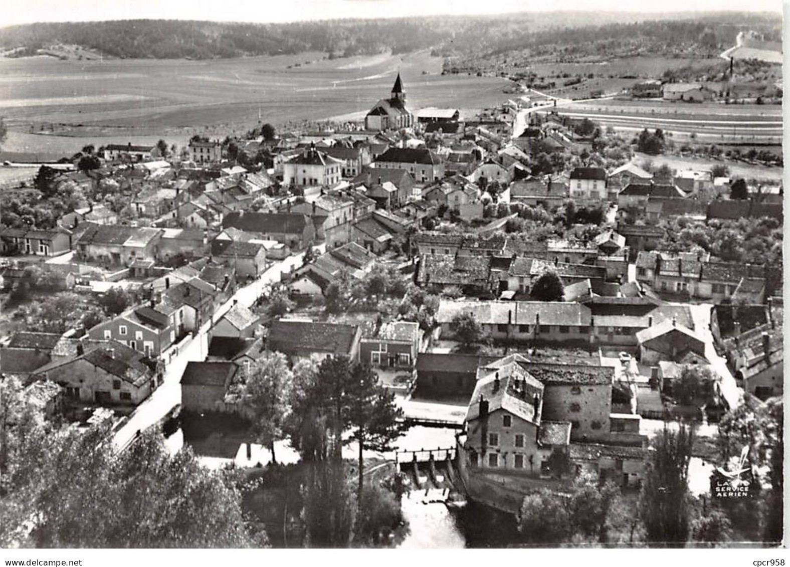 10 . N°sac10191 . Ville-sous-la-ferté . Vue Générale N°1 . En Avion Au Dessus De . Cpsm 10X15 Cm . Lapie - Autres & Non Classés