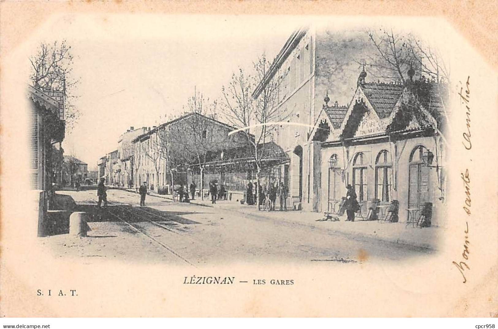 11 - LEZIGNAN - SAN47174 - Les Gares - Andere & Zonder Classificatie