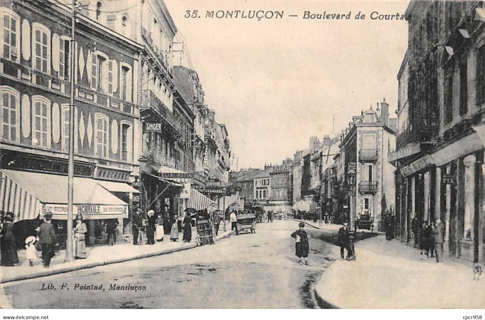 03-AM21539.Montluçon.N°35.Boulevard De Courtais - Montlucon