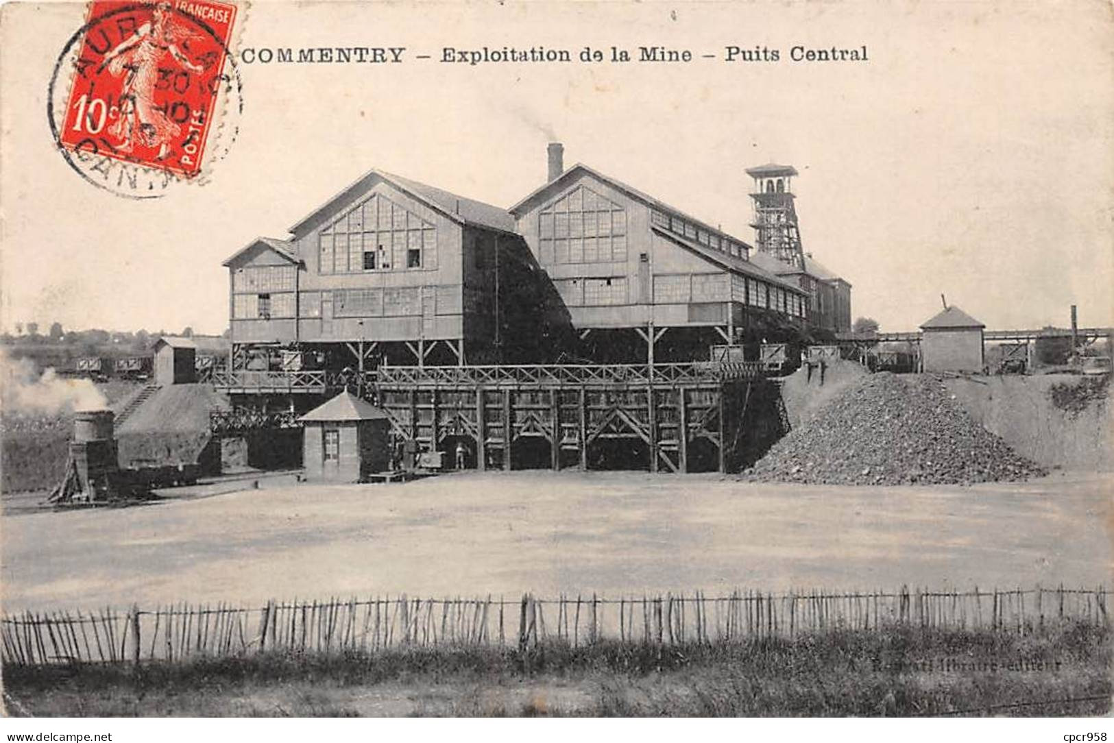 03-AM21487.Commentry.Exploitation De La Mine.Puits Central - Commentry