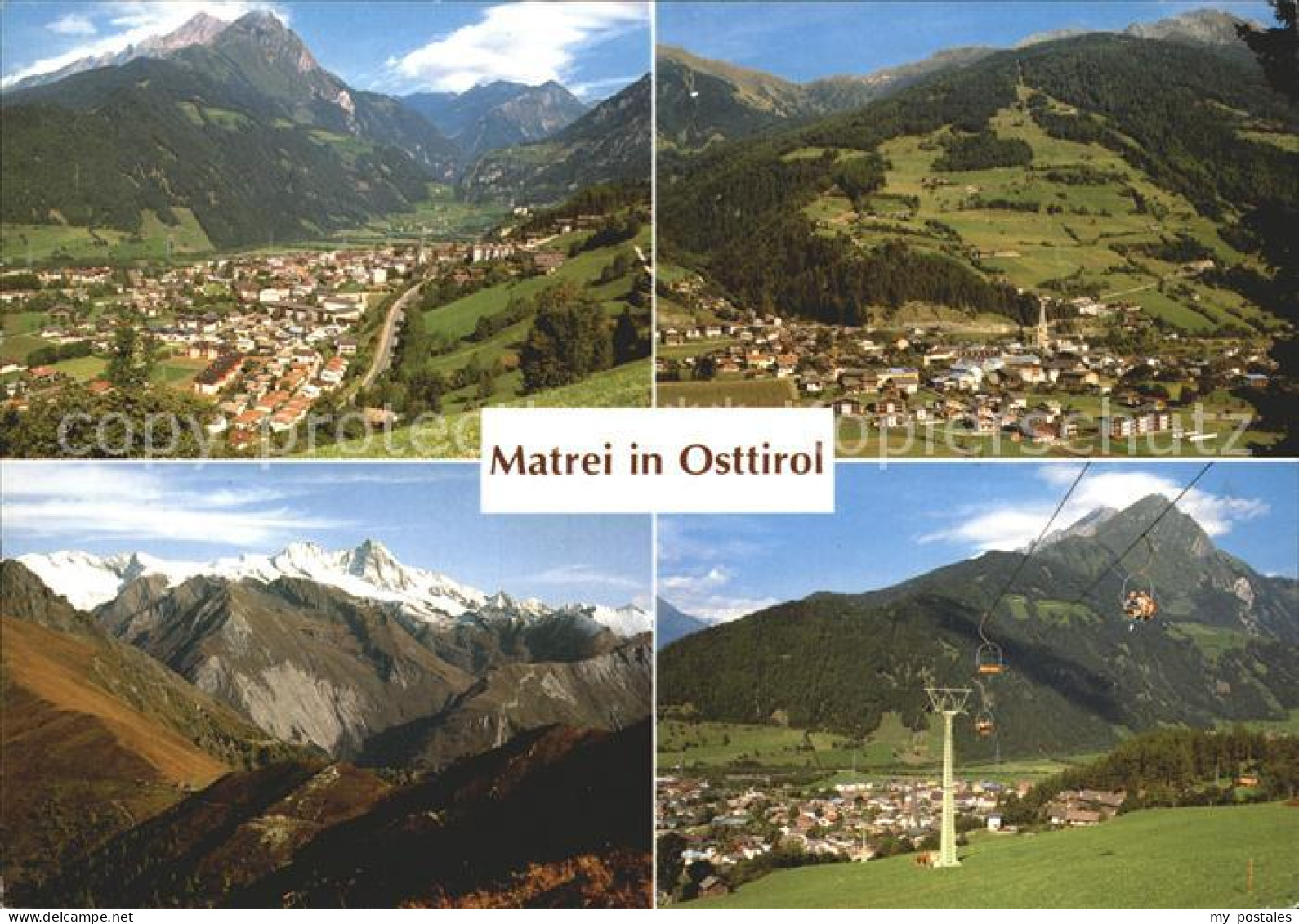 72229512 Matrei Osttirol Sesselbahn Schi- Wandergebiet Goldried  Matrei In Ostti - Other & Unclassified