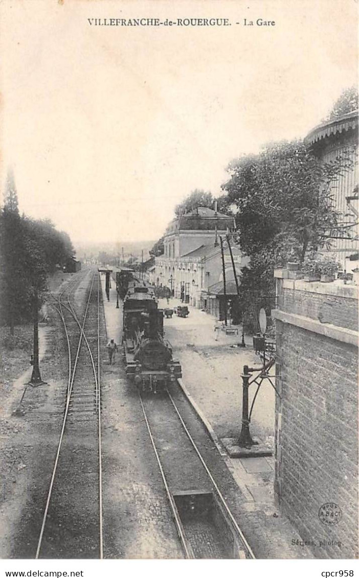 12 - VILLEFRANCHE DE ROUERGUE - SAN65617 - La Gare - Villefranche De Rouergue