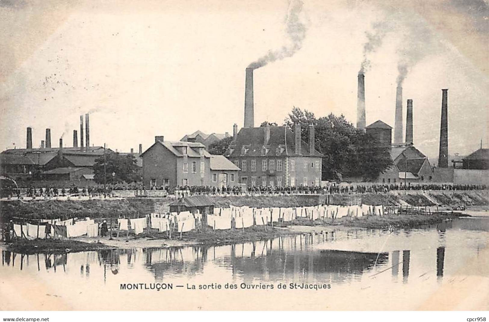 03 - MONTLUCON - SAN65148 - La Sortie Des Ouvriers De St Jacques - Montlucon