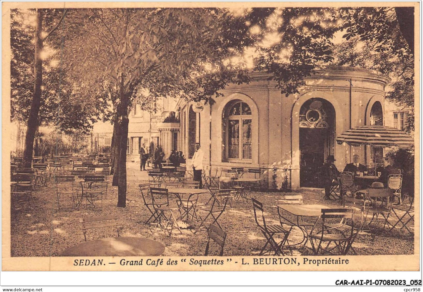 CAR-AAIP1-08-0027 - SEDAN - Grand Café Des Soquettes - L. Beurton - Sedan