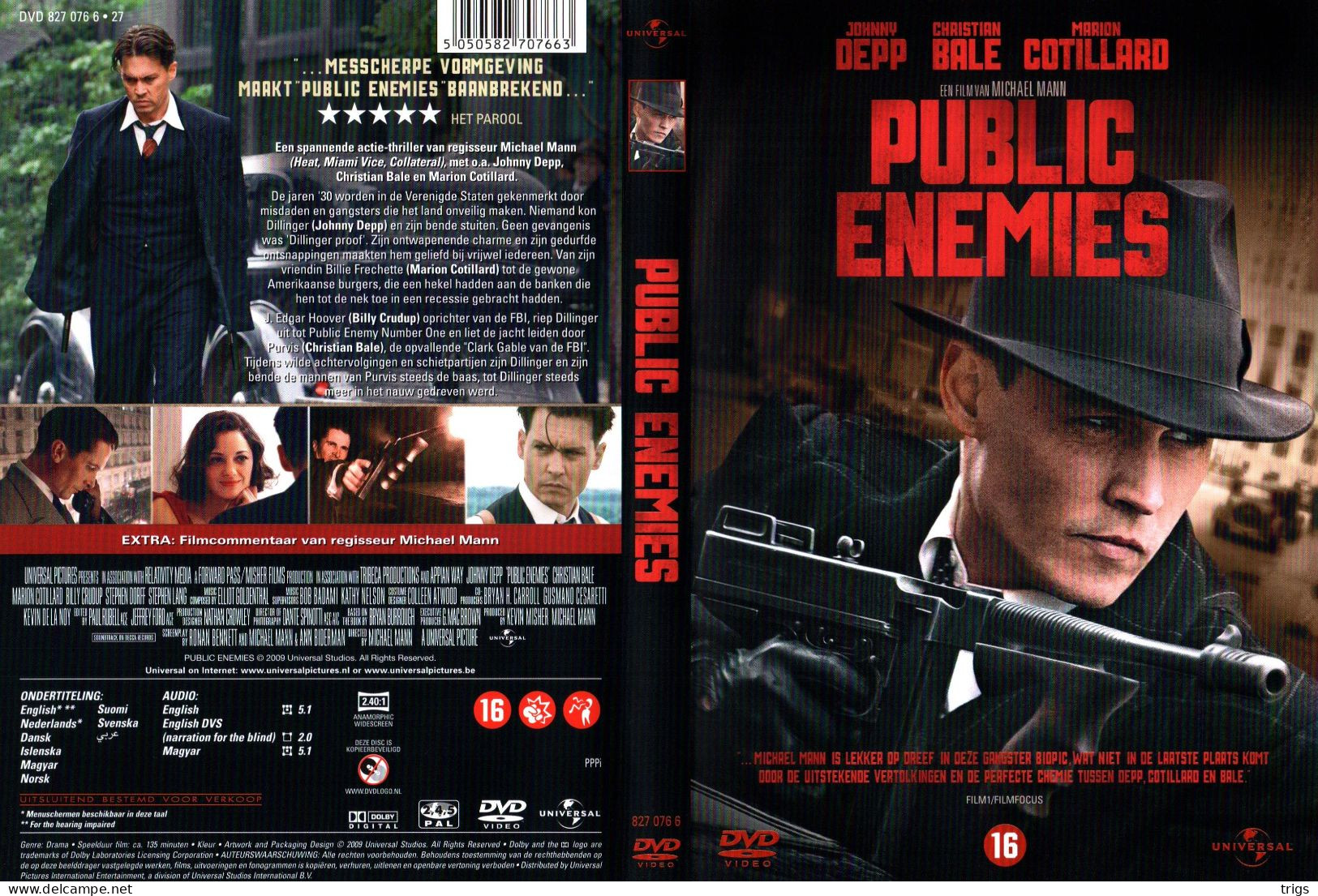 DVD - Public Enemies - Action, Aventure