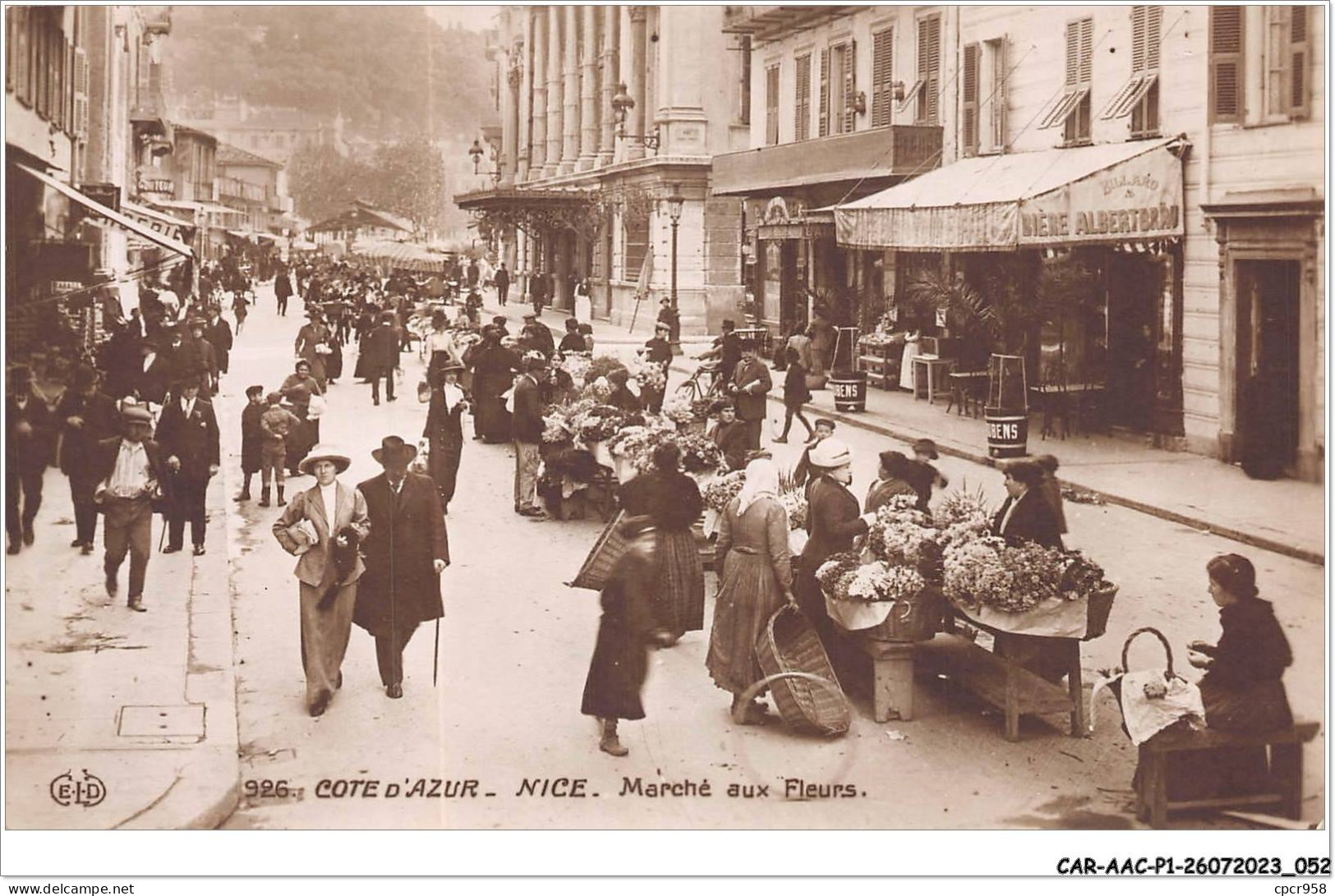 CAR-AACP1-06-0027 - NICE - Le Marché Aux Fleurs  - Markten, Feesten