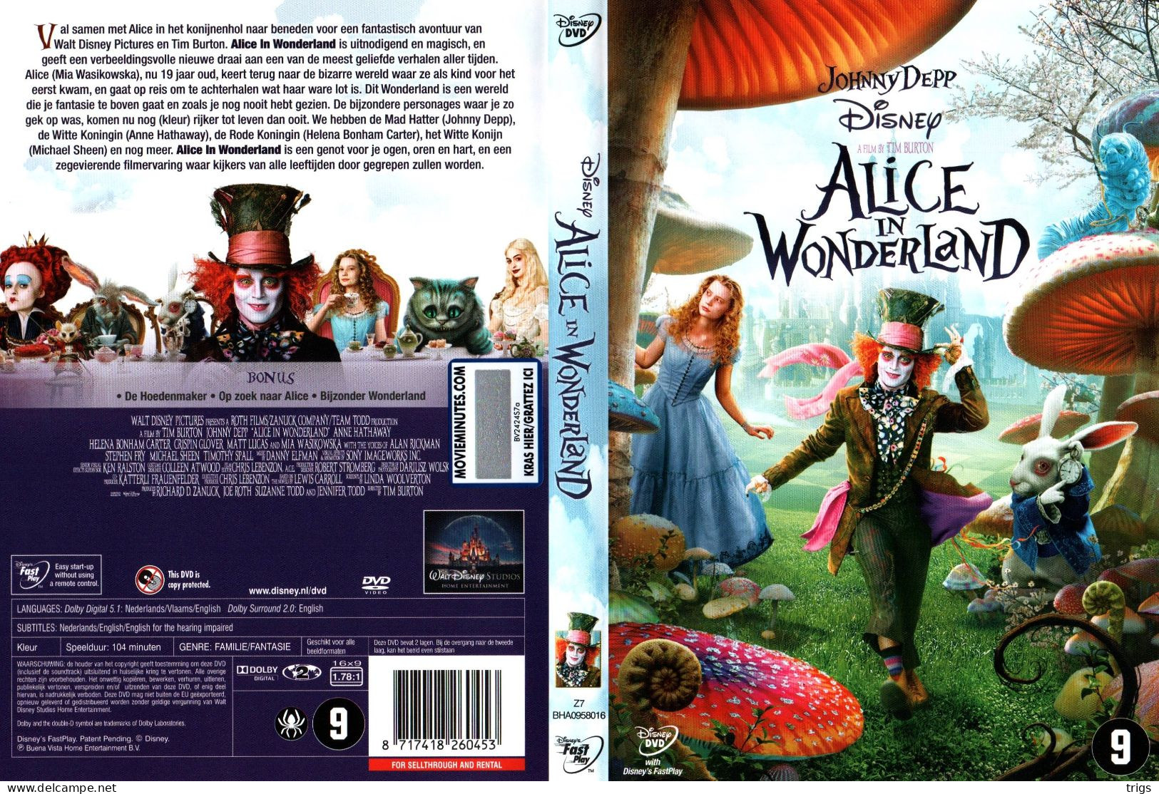 DVD - Alice In Wonderland - Fantasy
