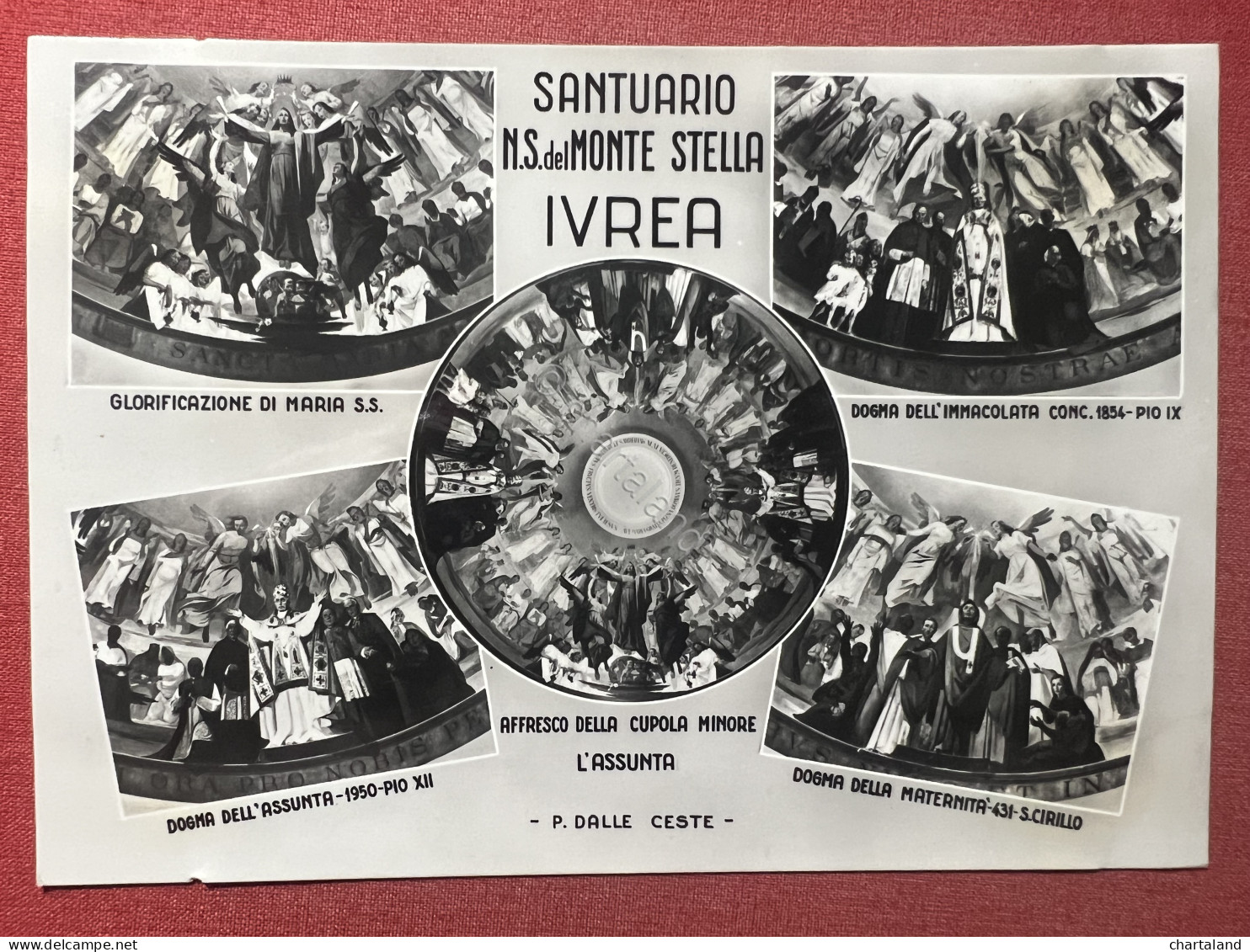 Cartolina - Santuario N. S. Del Monte Stella - Ivrea - Vedute Diverse - 1955 Ca. - Otros & Sin Clasificación