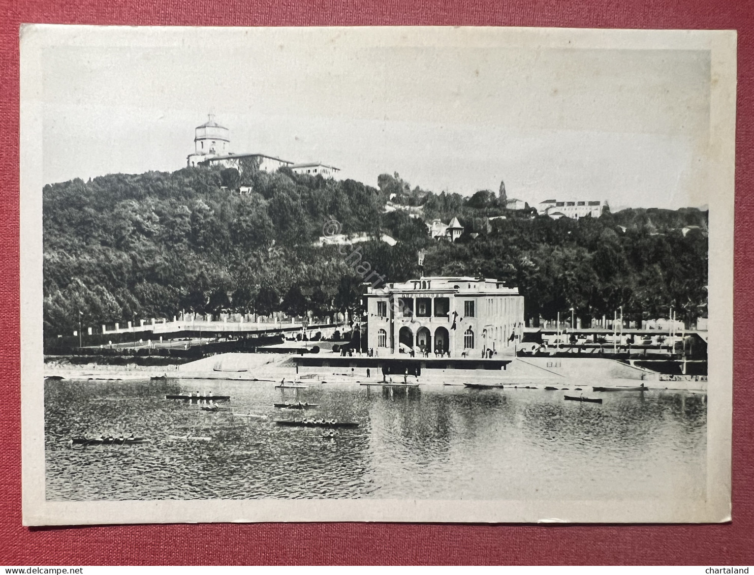 Cartolina - Dopolavoro Aziendale FIAT - La Sede Centrale Sul Po ( Torino ) 1935 - Other & Unclassified