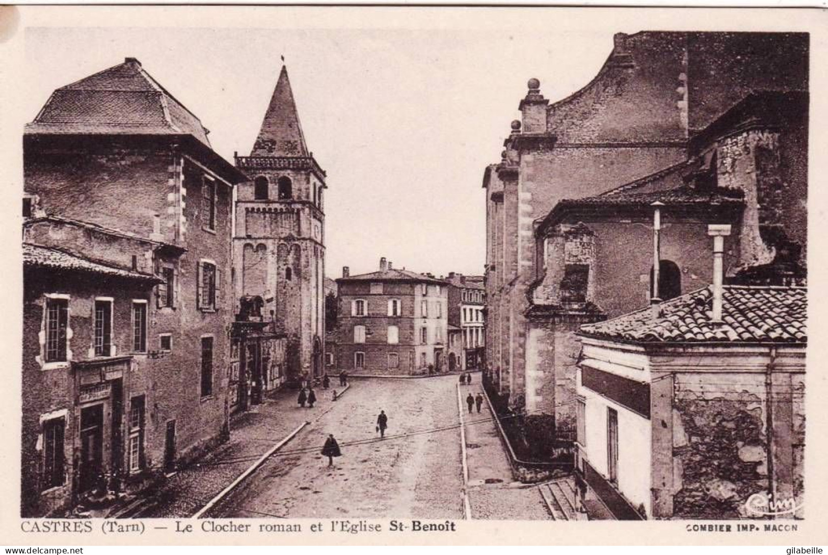 81 - Tarn -  CASTRES -  Le Clocher Roman Et L église Saint Benoit - Castres