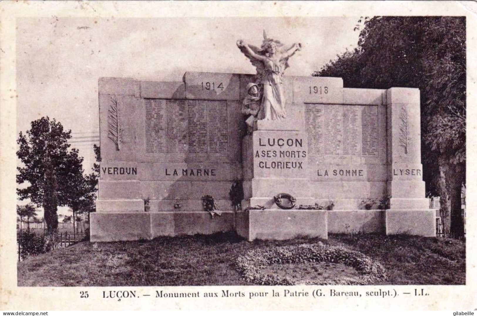 85 - Vendée -  LUCON - Monument Aux Morts - Lucon