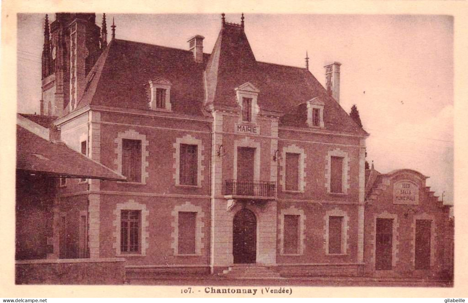 85 - Vendée - CHANTONNAY - Mairie Et Salle Municipale - Chantonnay