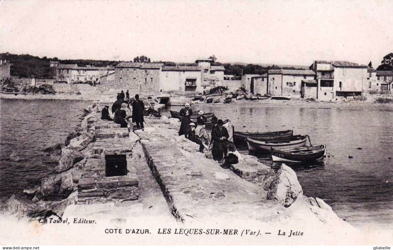 83 - Var -  LES LEQUES Sur MER (  Saint-Cyr-sur-Mer )  -  La Jetée - Les Lecques