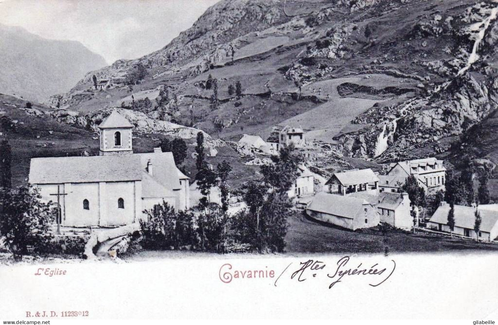 65 - Hautes Pyrénées -   GAVARNIE - L église - Gavarnie